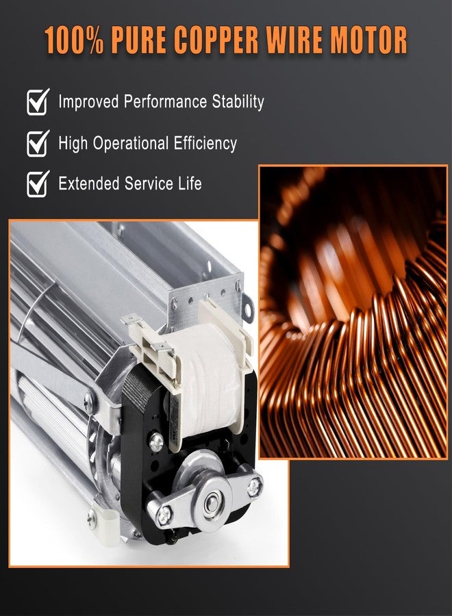 Criditpid مروحة نفخ Criditpid UZY6 لمواقد Superior و Lennox و BIS و Astria، مروحة نفخ بديلة PR-UZY6 لموقد الحطب BIS Nova. - Image 5