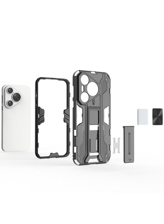 S-TOP Case For Huawei Pura 70 Supersonic Armor PC Hybrid TPU Phone Case - Image 4