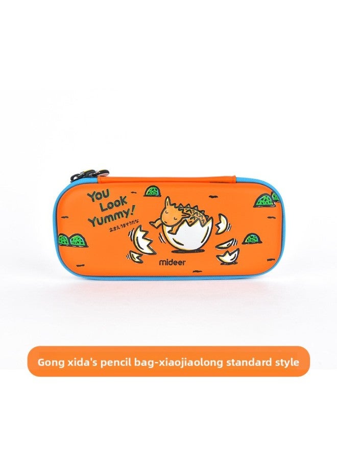 Mideer Milu Joint Model You Look Delicious Puzzle Kettle Stationery Box Tableware Umbrella Plush Toys-Color:mideer Pencil Case-Ankylosaurus Baby (Small) - Image 1