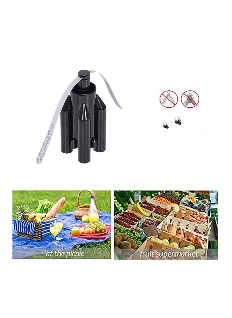 SYOSI - Fly Repellent Fan, Fly Fans for Tables, Eco-Friendly Fly Insect Mosquito Repellent Fan, Bug Fan, Keep Flies Bugs Away from Food, Insect Away Lightweight Portable, Camping Meal Home Restaurant (2PCS) - Image 1
