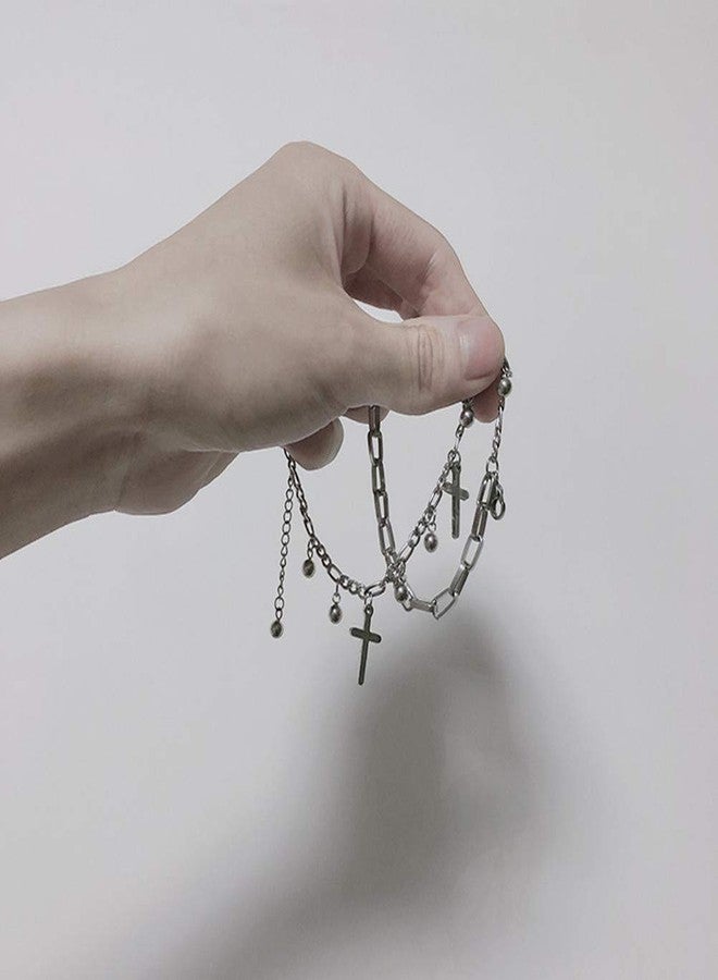 Mshion Charm Bracelet Women's Stainless Steel Bracelets Pendant Link Jewelry - Image 4