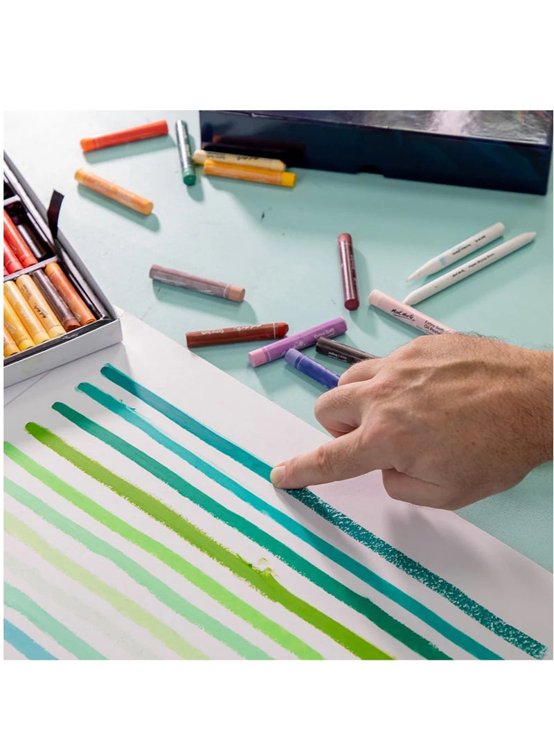 Mont Marte 26-Piece Premium Extra Soft Oil Pastels Natural Hues - Image 4