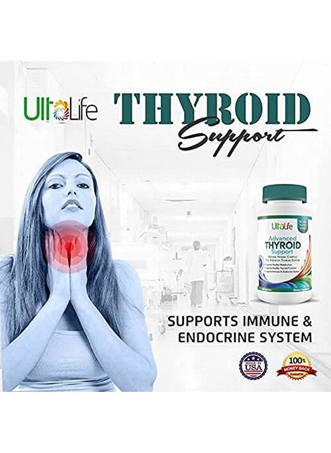 UltaLife - Thyroid Support For Women & Men Advanced Thyroid Supplement Assist Metabolism Hormone Balance Better Energy Focus Safe Natural Low Thyroid Supplements Complex Iodine B12 Zinc 60 Capsules - Image 1