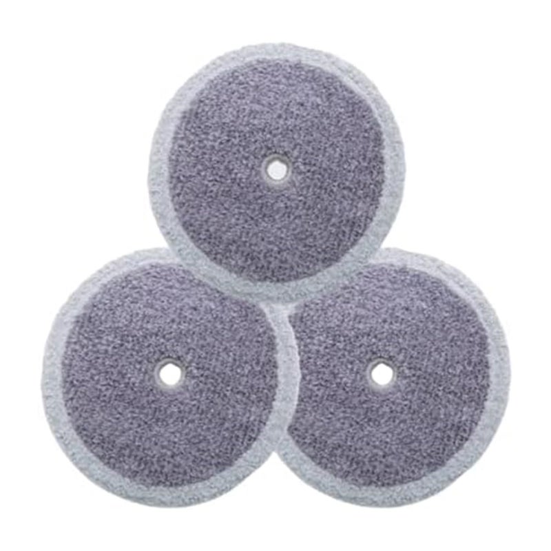 EVERYBOT Replacement Accessory of Three-Spin and Edge  Washable Mother Yarn Mop Pads for Robot (6pcs) - Image 1