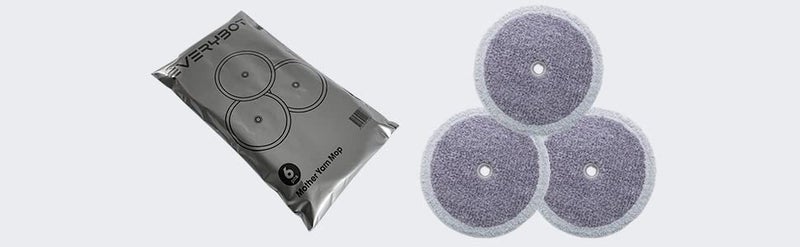 EVERYBOT Replacement Accessory of Three-Spin and Edge  Washable Mother Yarn Mop Pads for Robot (6pcs) - Image 5