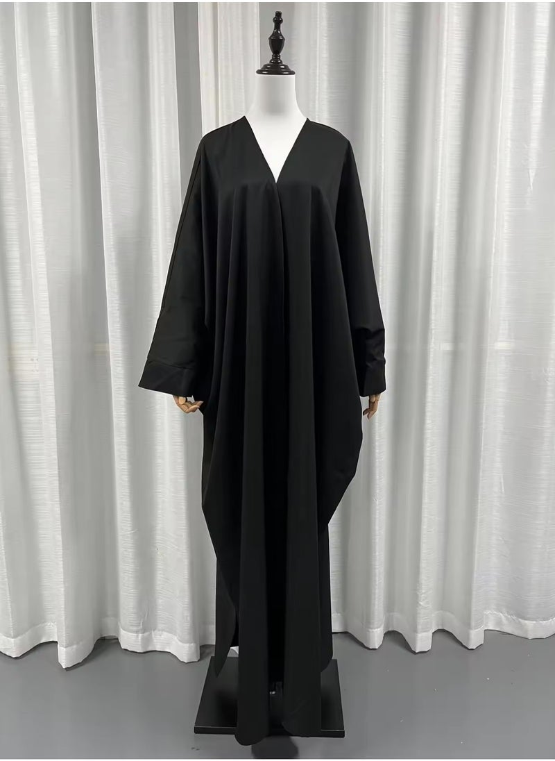 DubaiGallery - Fashion Muslim Long Dress Dubai Abaya For Women Full Length Sleeve Soft Abaya Dubai Turkey Muslim Islam Robe Dress Ramadan - Image 1