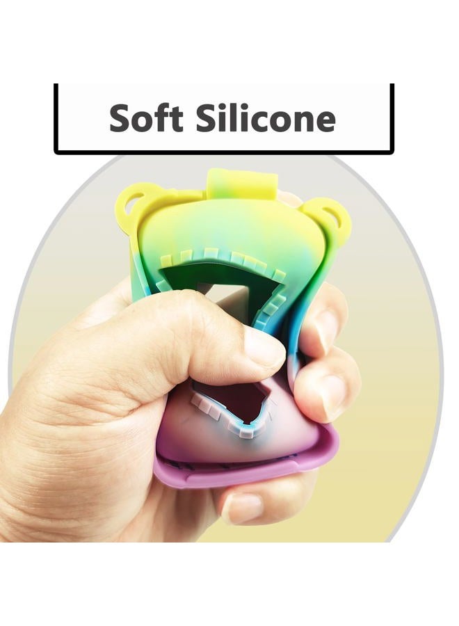 JCHPINE Silicone Cover Case for Bitzee Interactive Digital Pet and Case, Protective Skin Sleeve for Bitzee Virtual Electronic Pets Accessories (for Original 15 Animals) (Rainbow) - Image 5