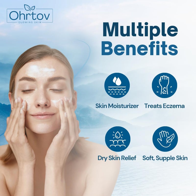 Ohrtov Beef Tallow Soap Bar All Natural Grass Fed Tallow Soap Unscented Moisturizing Face Body Wash Great for Eczema Dry Itchy Sensitive Skin Handcrafted Bath Soap for Adults Kids Made in USA - Image 3