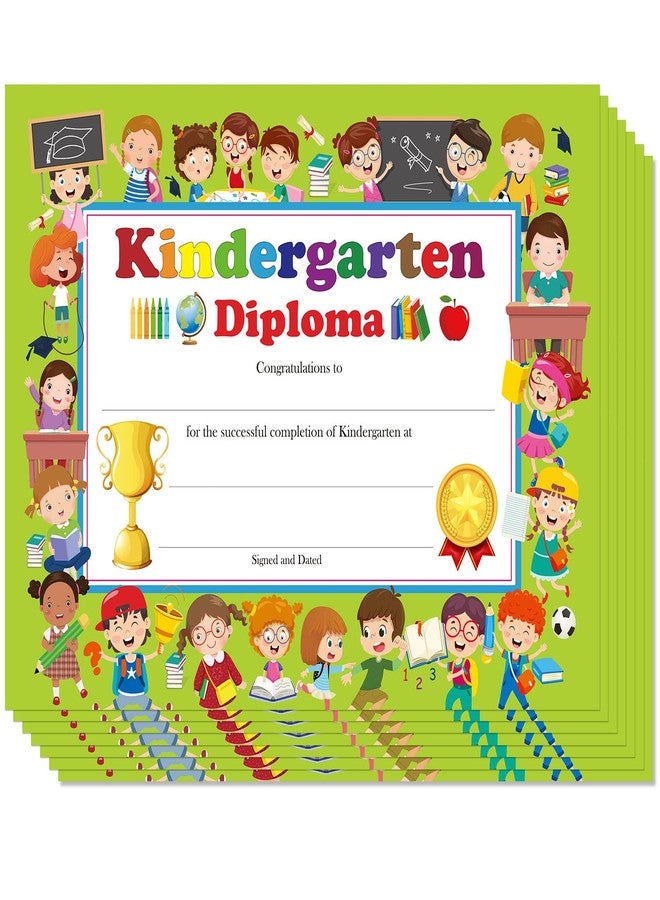 Yisong 35 Pieces Kindergarten Diploma Colorful Kindergarten Graduation Award Certificate Preschool 2026 Classroom Activities Certificate for Kids Students Teachers, 8.5 x 11 in(Vivid Style) - Image 1