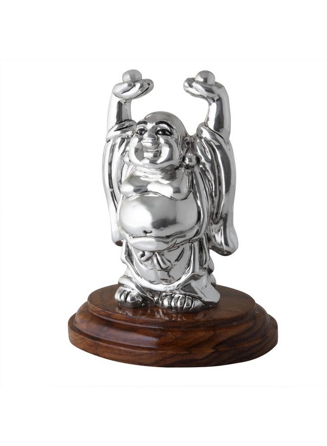 PRD CARATCAFE Pure Silver 999 Laughing Buddha Feng Shui for Diwali/New Year, Spiritual Worship, Wealth, Luck & Prosperity { NT Weight 20 Grams} - Image 2