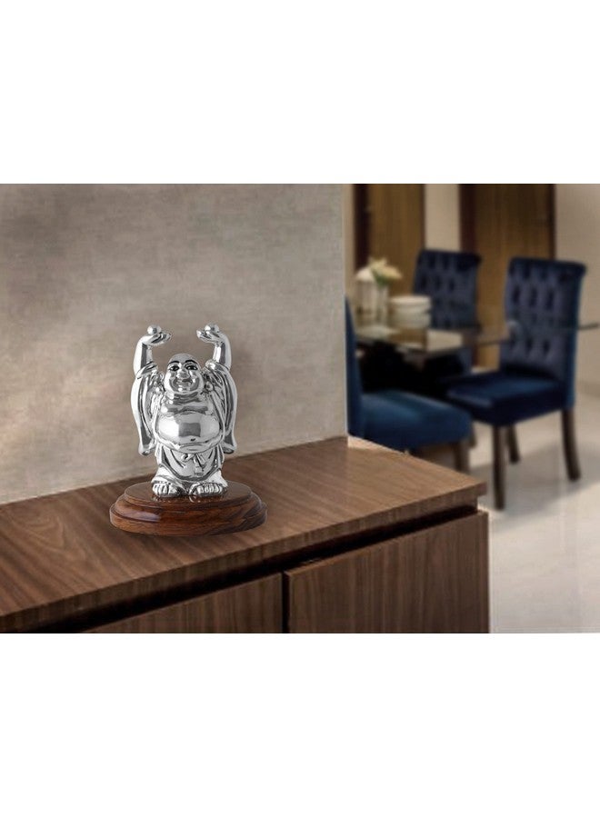 PRD CARATCAFE Pure Silver 999 Laughing Buddha Feng Shui for Diwali/New Year, Spiritual Worship, Wealth, Luck & Prosperity { NT Weight 20 Grams} - Image 3