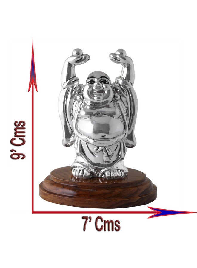 PRD CARATCAFE Pure Silver 999 Laughing Buddha Feng Shui for Diwali/New Year, Spiritual Worship, Wealth, Luck & Prosperity { NT Weight 20 Grams} - Image 4