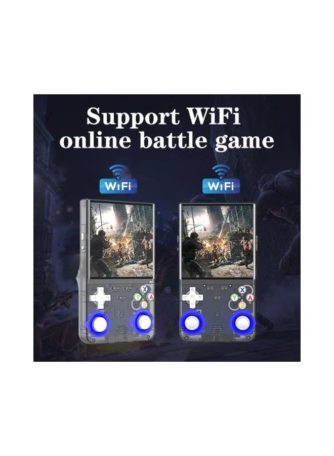 TIGER R36 Ultra Retro Handheld Game Console with 64GB Built-in Storage, 20,000+ Classic Games, 3000mAh Rechargeable Battery, Supports 20+ Emulators, Linux System, 4.0-Inch IPS Screen, Portable Pocket Arcade Gaming Device in Transparent Black – Perfect for Travel, Retro Gaming, and Nostalgic Fun - Image 4