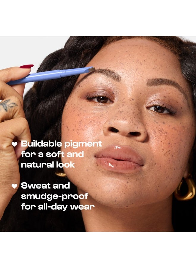 ALLEYOOP ALLEYOOP Swift Brow All-In-One Brow Definition with Built-In Sharpener & Spoolie Brush - Soft Brown - Water & Smudge-Resistant Eyebrow Definer Pencil with Natural Matte Finish - Vegan & Cruelty-Free  - Image 3