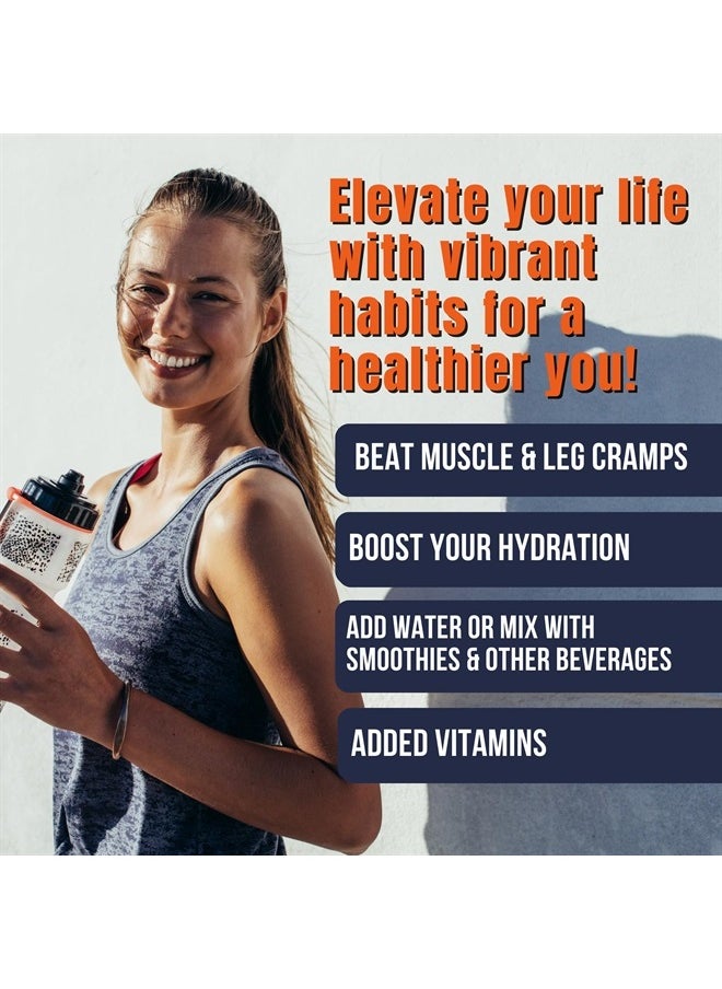 Hi-Lyte - Keto K1000 Electrolyte Powder | Orange | Hydration Supplement Drink Mix | Boost Energy & Beat Leg Cramps | No Sugar, No Maltodextrin | 50 Servings - Image 1