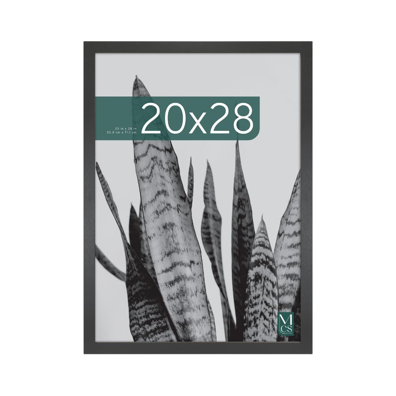 MCS Studio Gallery 20x28 Poster Frame Black Woodgrain Vertical  Horizontal Wall Hanging Large Picture Frame for Photos Posters  Art Prints 1Pack