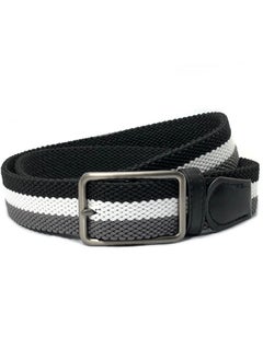 Classic Milano Classic Milano® Braided Canvas Woven Elastic Stretch Belt for Men/Women/Junior with Multicolored Belt men Enclosed in an Elegant Gift Box by Milano Leather  - Image 2