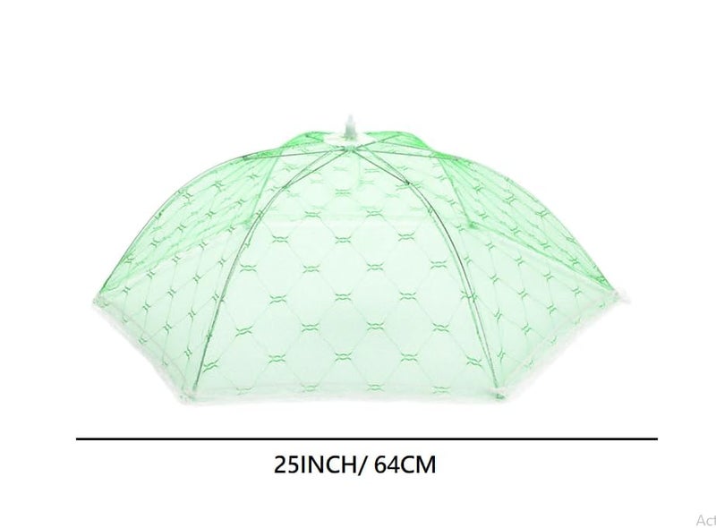 TONSYL Net Food Covers Umbrella Design Food Net Pop-Up Mosquito Protection Mesh Screen, Reusable and Collapsible, Anti-dust Heat Preservation Anti Fly Mosquito for Kitchen Travel - Image 2