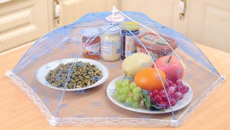 TONSYL Net Food Covers Umbrella Design Food Net Pop-Up Mosquito Protection Mesh Screen, Reusable and Collapsible, Anti-dust Heat Preservation Anti Fly Mosquito for Kitchen Travel - Image 1
