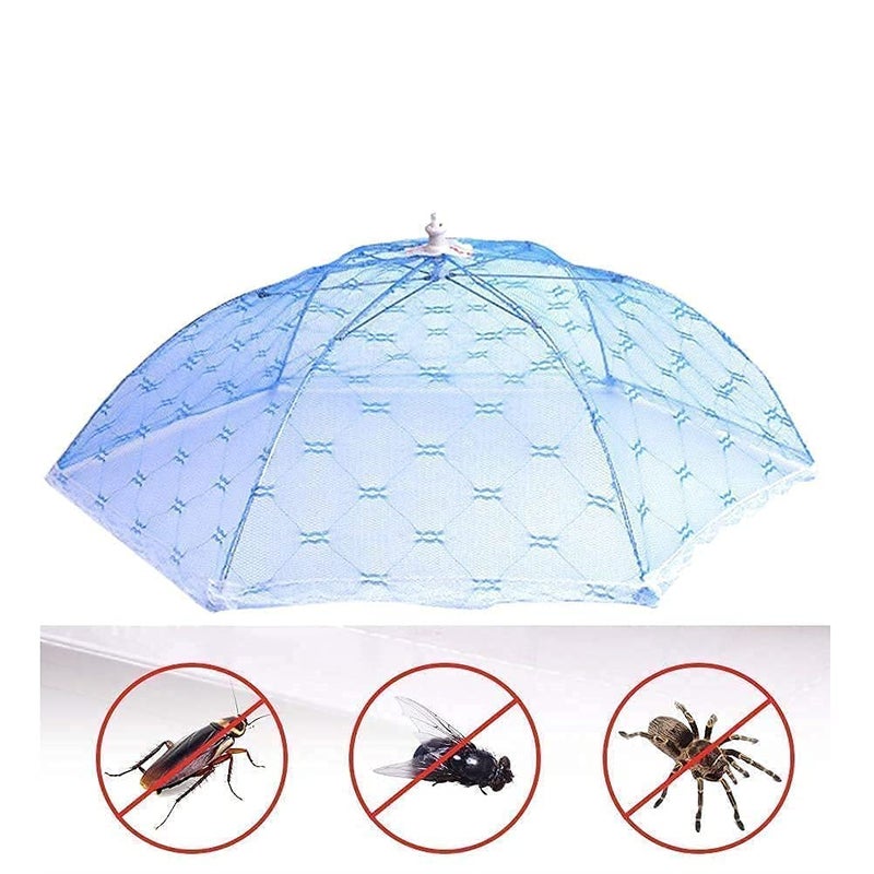 TONSYL Net Food Covers Umbrella Design Food Net Pop-Up Mosquito Protection Mesh Screen, Reusable and Collapsible, Anti-dust Heat Preservation Anti Fly Mosquito for Kitchen Travel - Image 4