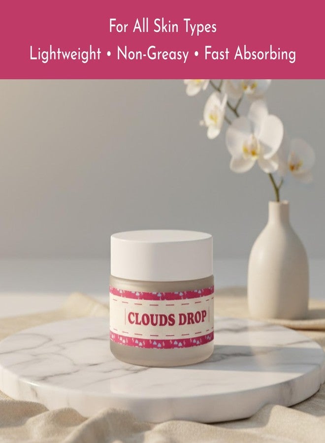 Younik Clouds Drop Watermelon Extract + Hyaluronic Acid Oil-Free Moisturizer for Face | Lightweight Hydrating Gel Cream for Soft, Fresh & Glowing Skin | Daily Moisturizer for Men & Women - Image 4