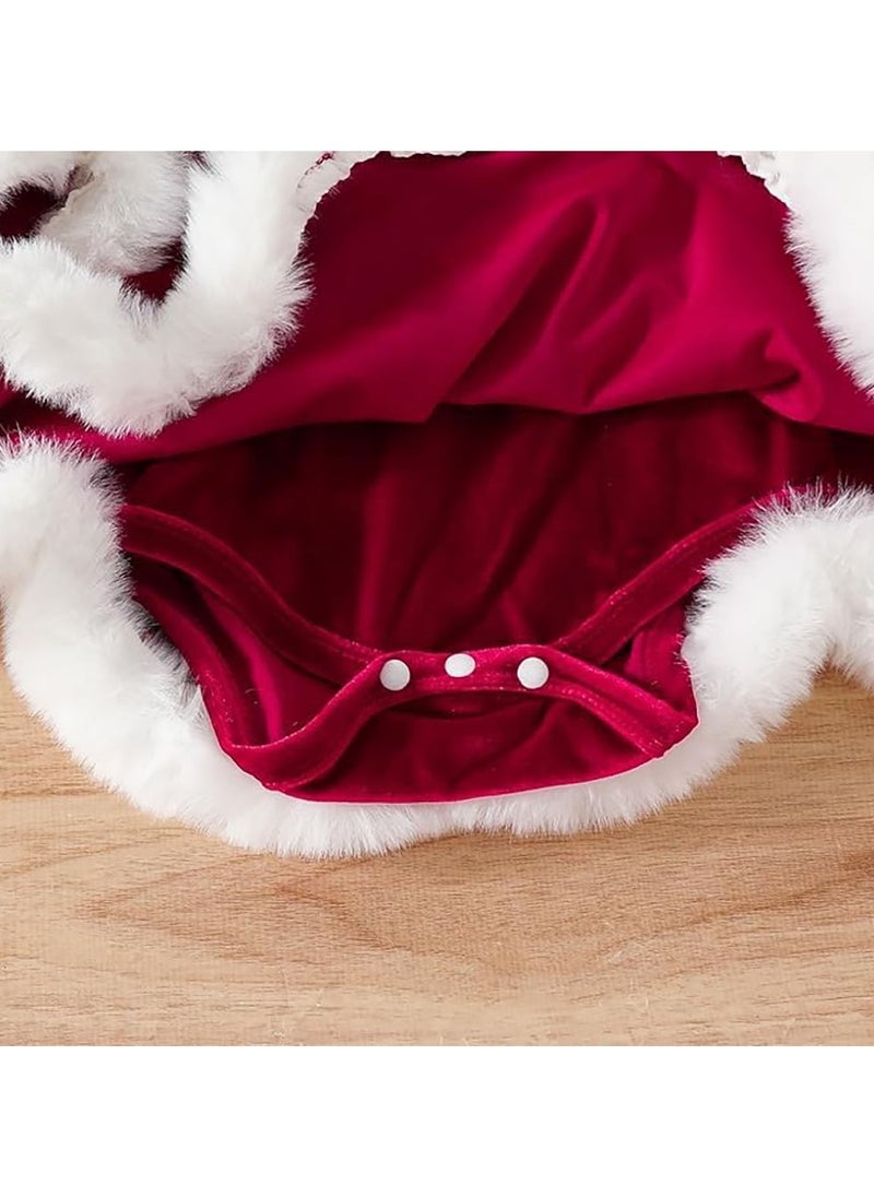 Toddler Baby Girl Christmas Dress Santa Claus Red Velvet Long Sleeve Princess Tulle Dress Party Dress with Headband Outfits - pzsku/Z52E6F6D3E515E612ABFAZ/45/_/1732601962/da132fc3-6a28-4b81-899b-ad5ea0da4541