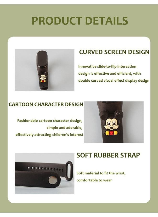 Mi VAZA M3 Cartoon Children's LED Electronic Waterproof Touch Watch - Cute Cartoon Gifts for Children - Digital Sports Toddler Daily Waterproof LED Design  - Image 4