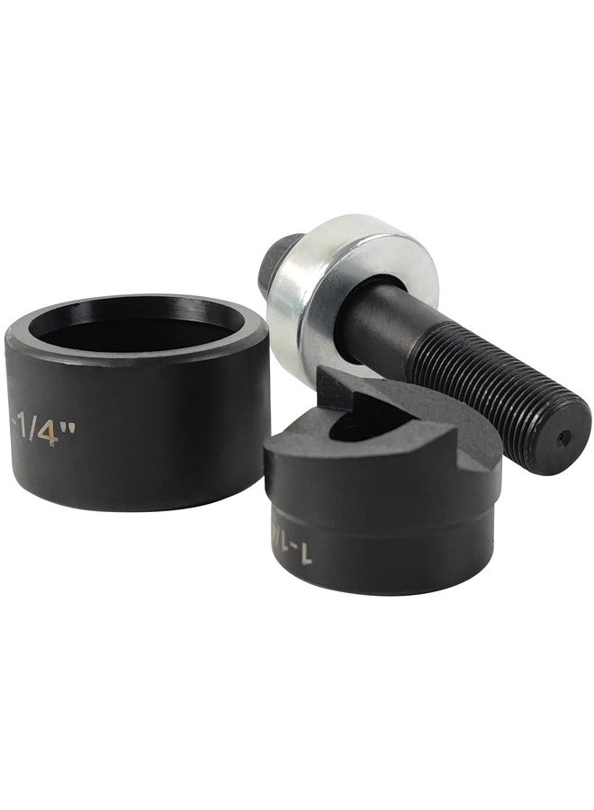 AMZCNC 1-1/4" Conduit Hole Size Knockout Punch Unit with Manual Draw Stud - (1.7" - Actual Hole Size) - Image 1