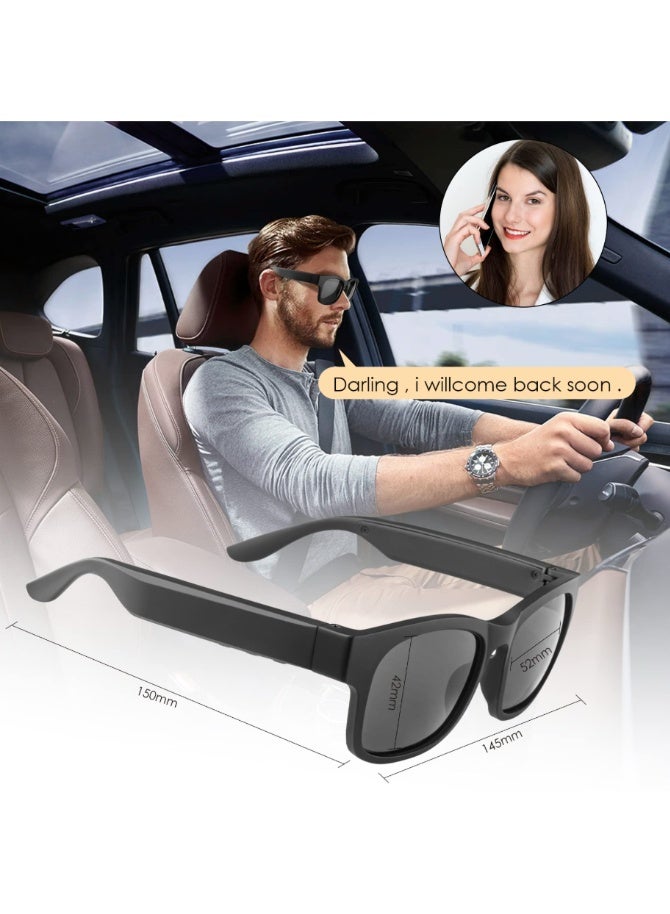 Smart Bluetooth Glasses Headset Listening to Music and Talking All in One Flat Glasses Audio  - Image 2