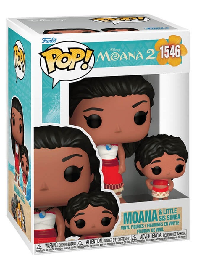 Funko Funko Pop! Cartoon Animation: Disney - Moana 2 - Moana & Little Sis Siema #1546  - Image 2