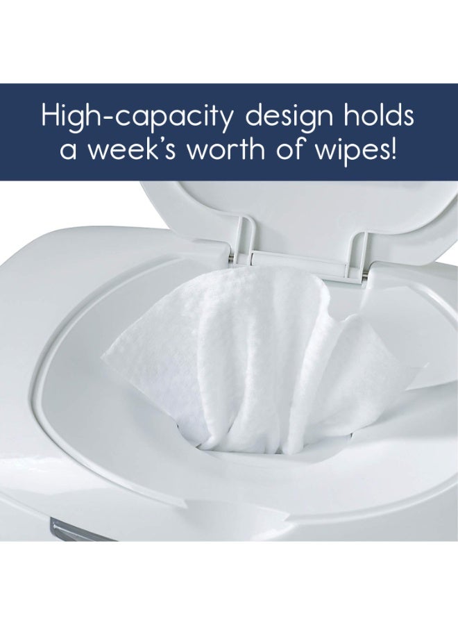 Hiccapop Baby Wipe Warmer and Baby Wet Wipes Dispenser | Baby Wipes Warmer for Babies | Diaper Wipe Warmer with Changing Light, White - Image 2