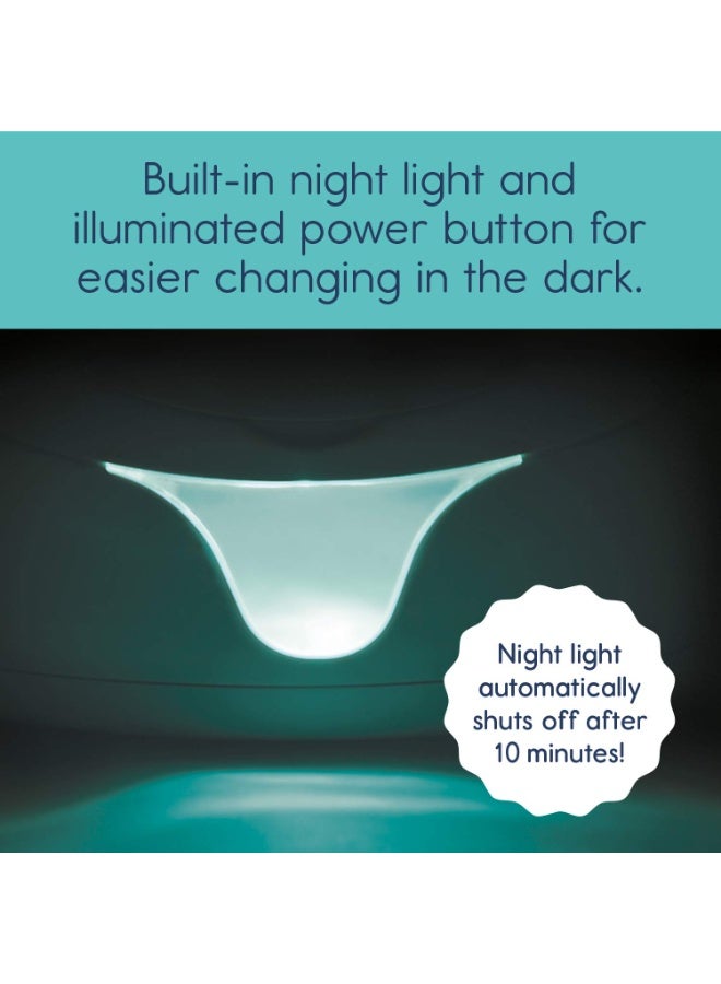 Hiccapop Baby Wipe Warmer and Baby Wet Wipes Dispenser | Baby Wipes Warmer for Babies | Diaper Wipe Warmer with Changing Light, White - Image 4