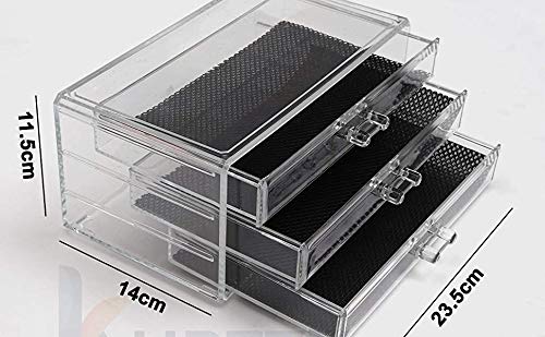 myzon 4 Drawer Plastic Cosmetic Makeup Jewelry Lipstick Storage Box and Hair Accessories Storage Holder Container Boxes - New Model - Image 4