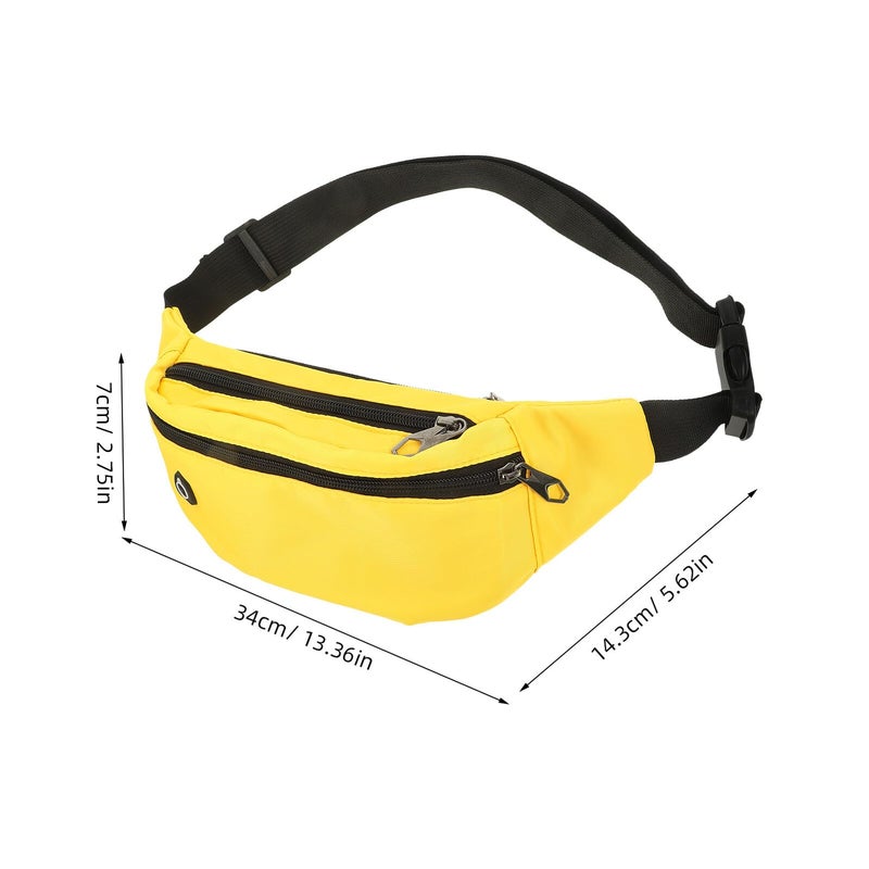 Adjustable Waist Bag Large Capacity Unisex Fanny Pack for Running Travel Workout - Image 3