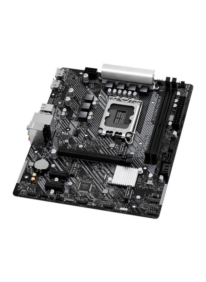 Asrock B760m-h2/m.2 D5 Motherboard Supports Cpu 12600kf/14700kf/13600kf - Image 2
