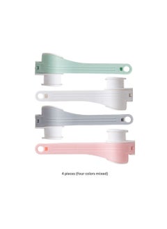 Generic Kitchen Bag Sealing Clips Food Freshness Preservation Mixed Color 4 Pack 