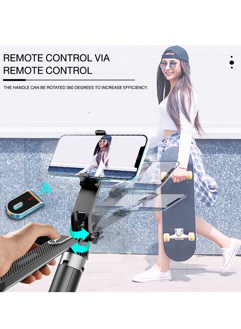 Extendable Selfie Stick Tripod with Wireless Remote and Phone Clip, Lightweight Portable Stainless Steel for i Phone/Android (Model P180) - Image 2