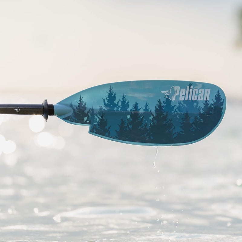 Pelican Symbiosa Kayak Paddle - Adjustable Fiberglass Shaft with Nylon Blades - Lightweight - 90.5in 240cm to 98.5in 250cm - Image 2