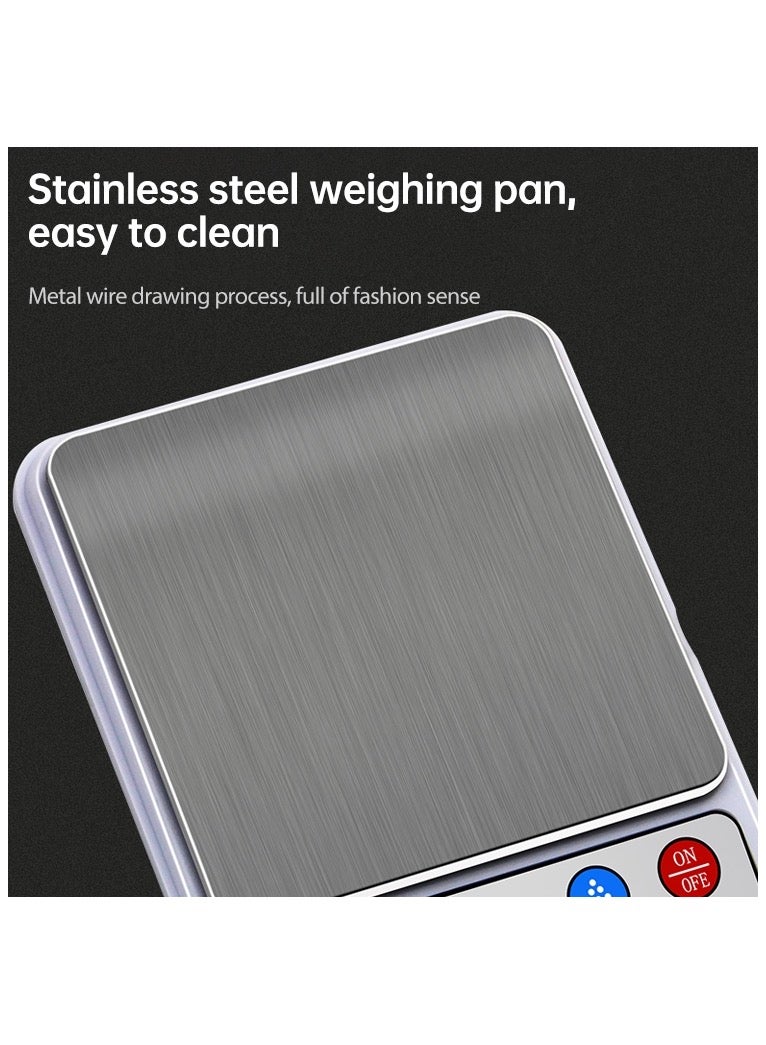 Generic MH-555 600g x 0.01g High Accuracy Digital Electronic Portable Kitchen Scale Balance Device with 2.2 inch LCD Screen  - Image 5