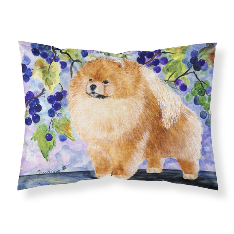Caroline's Treasures ""Caroline's Treasures SS8251PW1216 Pomeranian Decorative Canvas Fabric Pillow  Large  Multicolor"" - Image 1