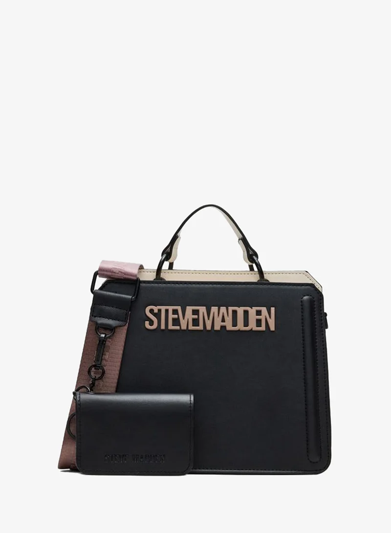 ستيف مادن Dt626660 Women Black Multicolor Satchel