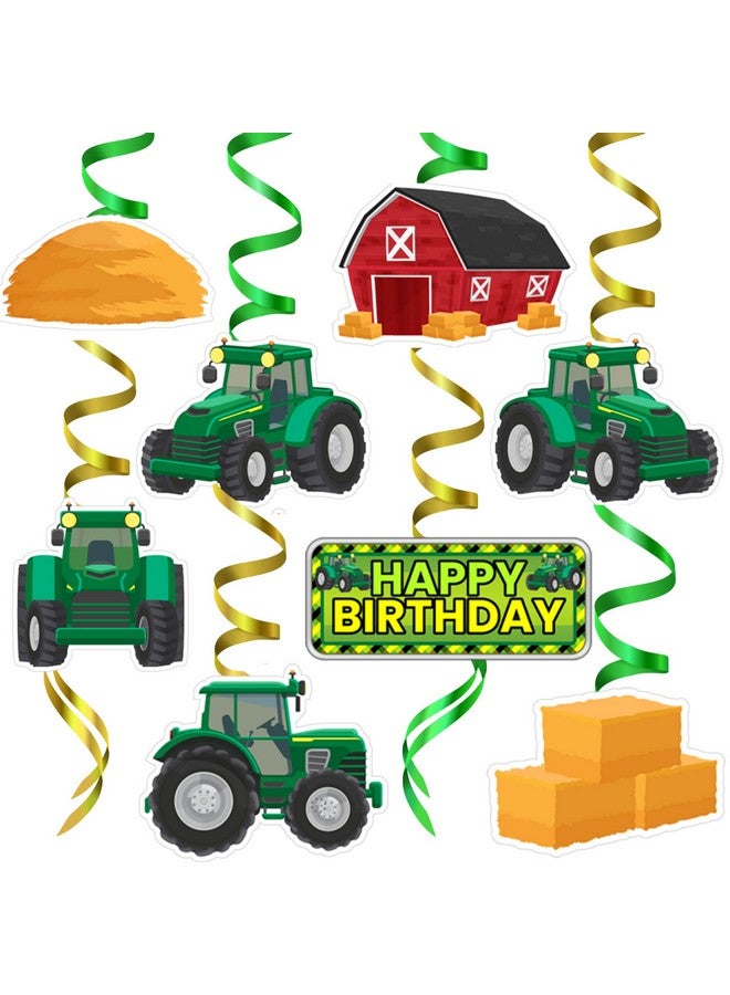 Blue Orchards طقم زينة حفلة الجرار (47 قطعة) لوازم حفلة عيد ميلاد الجرار زينة حفلة الجرار زينة للحفلة حفلة الحيوانات الزراعية موضوع الجرار حفل استقبال المولود الجديد بساتين زرقاء - Image 5