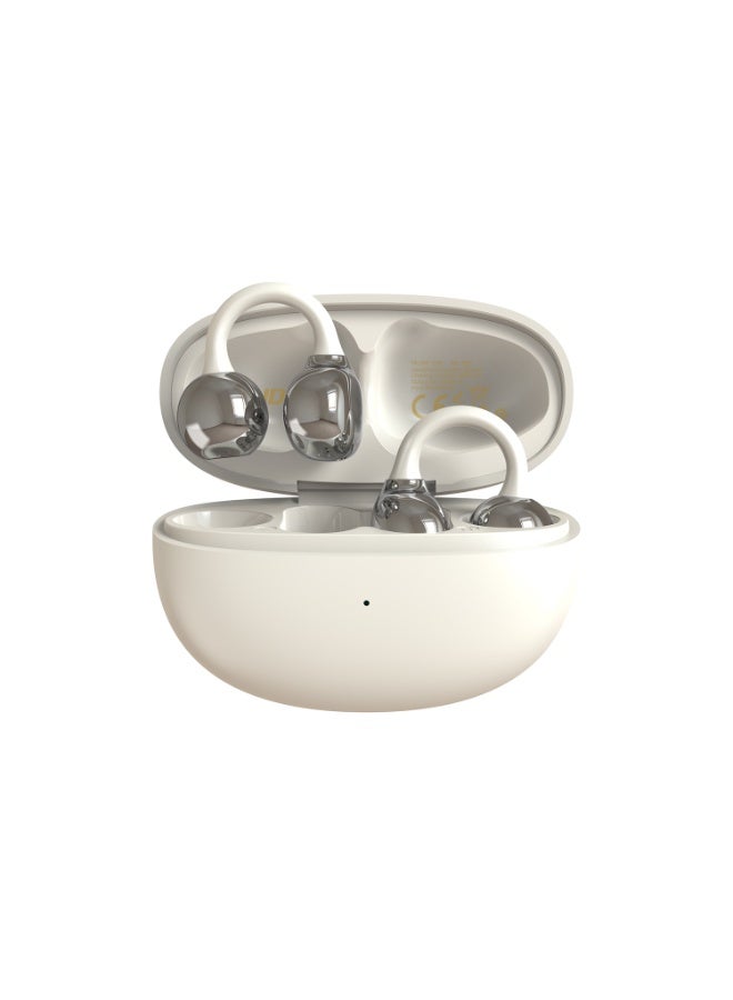 DUDAO U20-W CLIP-ON BLUETOOTH EARPHONE -WHT - Image 1