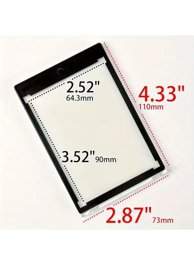 22 Pcs Premium 130pt Magnetic Trading Card Sleeves With Black Border Uv Protection Durable Ps Material For Sports And Outdoor Leisure - Image 2