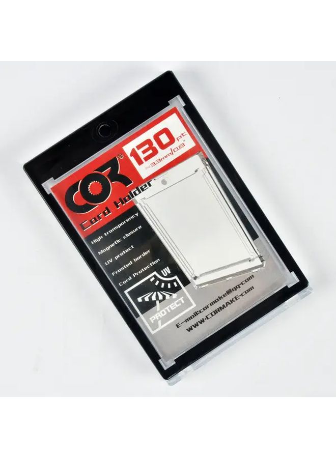 22 Pcs Premium 130pt Magnetic Trading Card Sleeves With Black Border Uv Protection Durable Ps Material For Sports And Outdoor Leisure - Image 3