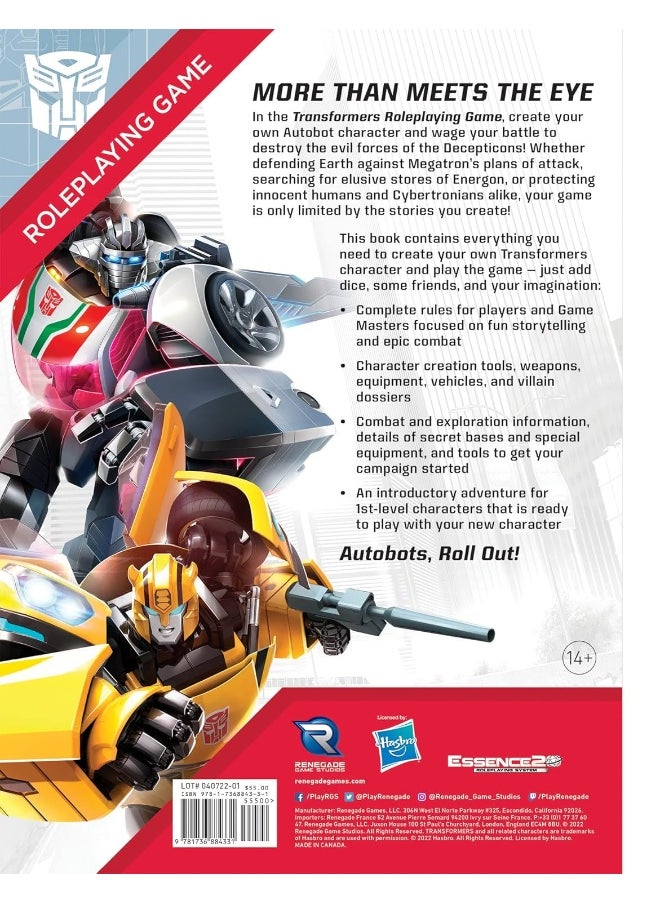 Transformers RPG Core Rulebook  - Image 3