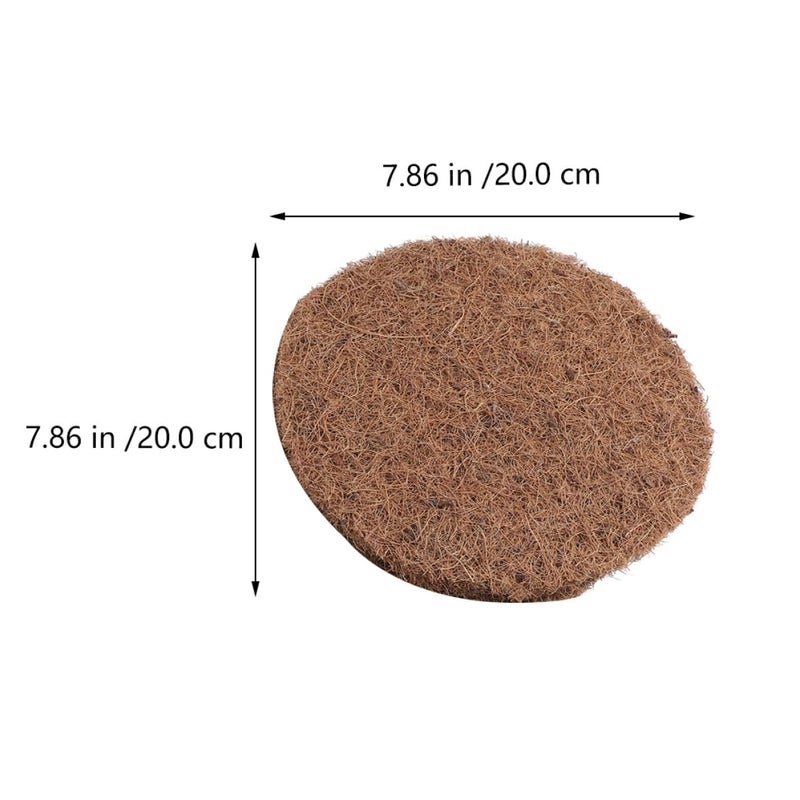 Natural Brown Pigeon Nest Pads 8Pcs Eco Friendly Bird Nest Liners 20Cm Diameter - Image 3