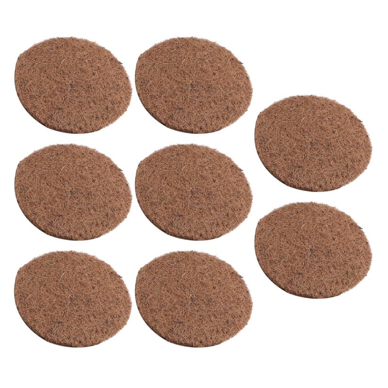 Natural Brown Pigeon Nest Pads 8Pcs Eco Friendly Bird Nest Liners 20Cm Diameter - Image 2