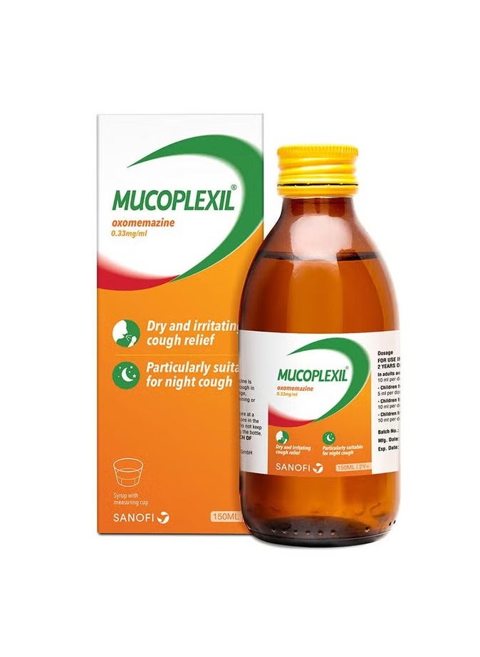 sanofi Mucoplexil Cough Syrup 150Ml  - Image 1
