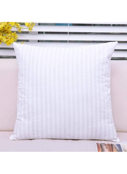 Soft Luxury Cotton Cushion Filler For Sofa Filled With High Quality Polyester Blend Plump And Fluffy And Stays Up For A Long Time With Soft And Comfortable Feel Without Fading Or Rotting Size 45X45cm